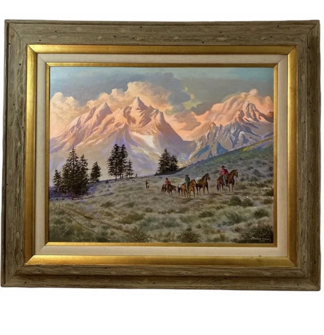 1990 Landscape Oil Painting by Maurice Green (1 of 3)