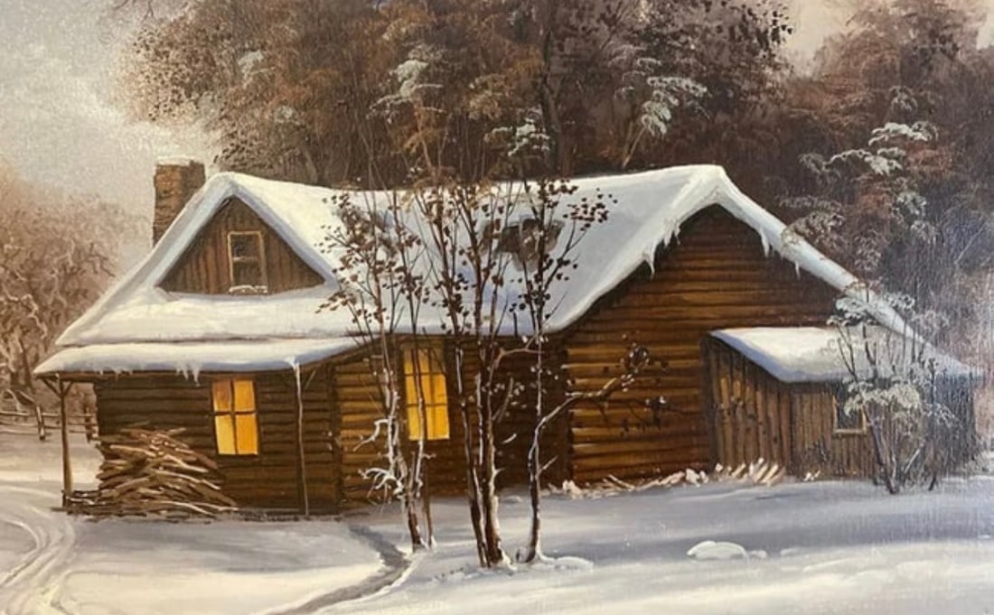 Winter Landscape Cabin by Mike - 2