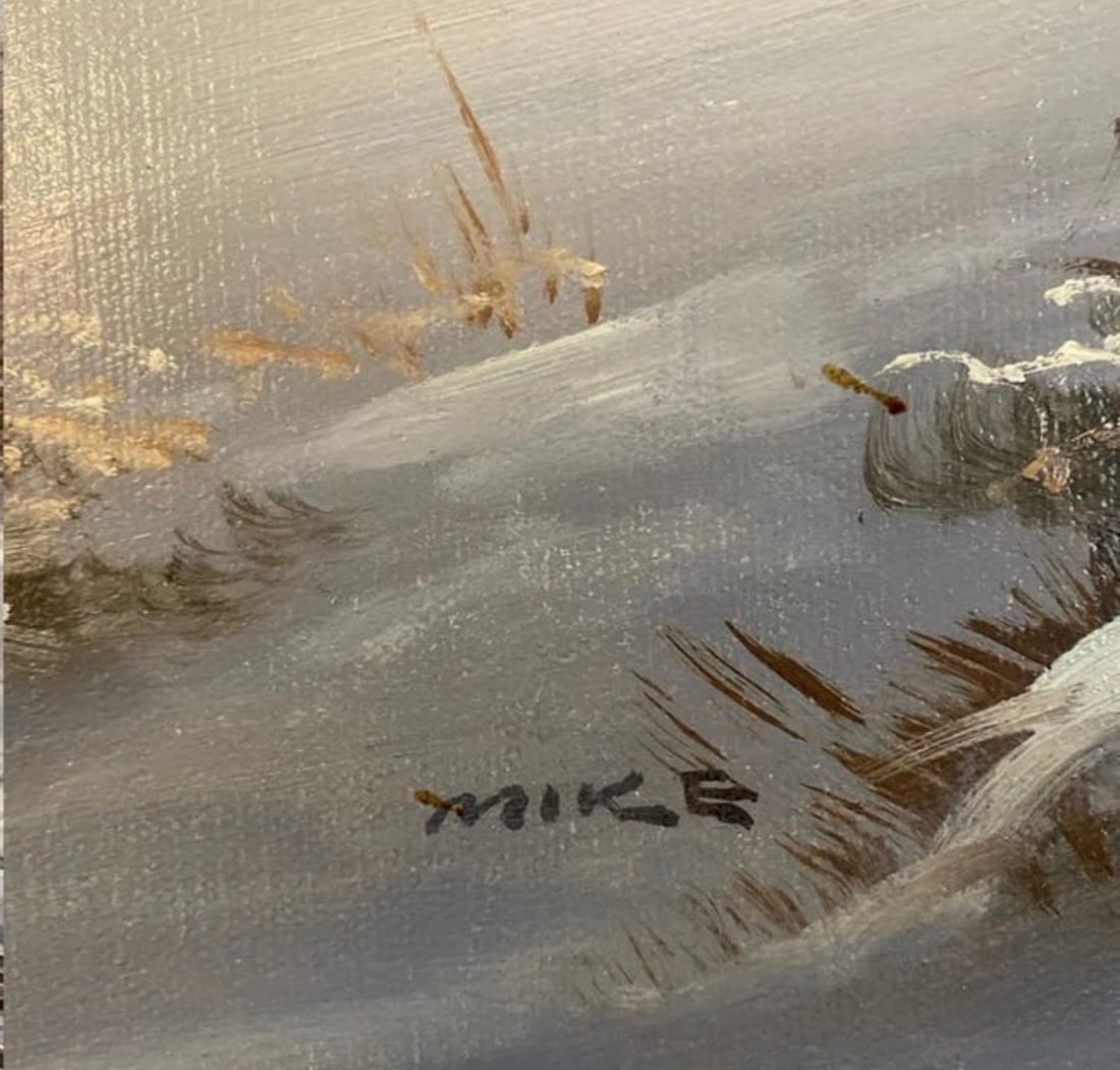 Winter Landscape Cabin by Mike - 3