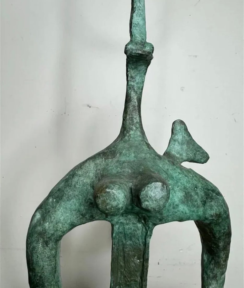 Lipchitz Abstract bronze Sculpture - 2