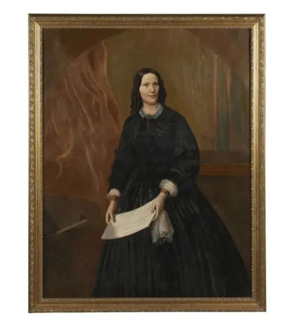 19th Century Musician Oil Painting: Size:60 in x 46 in