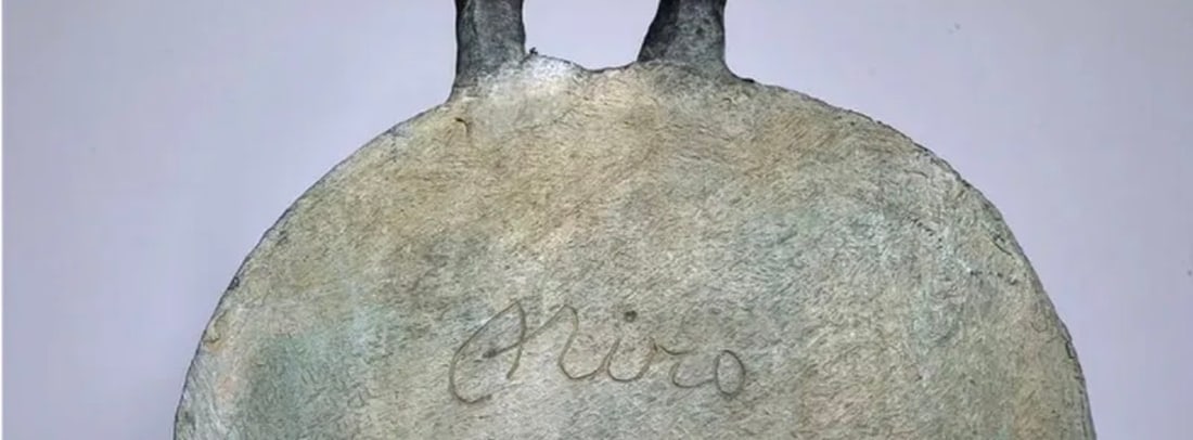 J. Miro Bronze Sculpture - 3