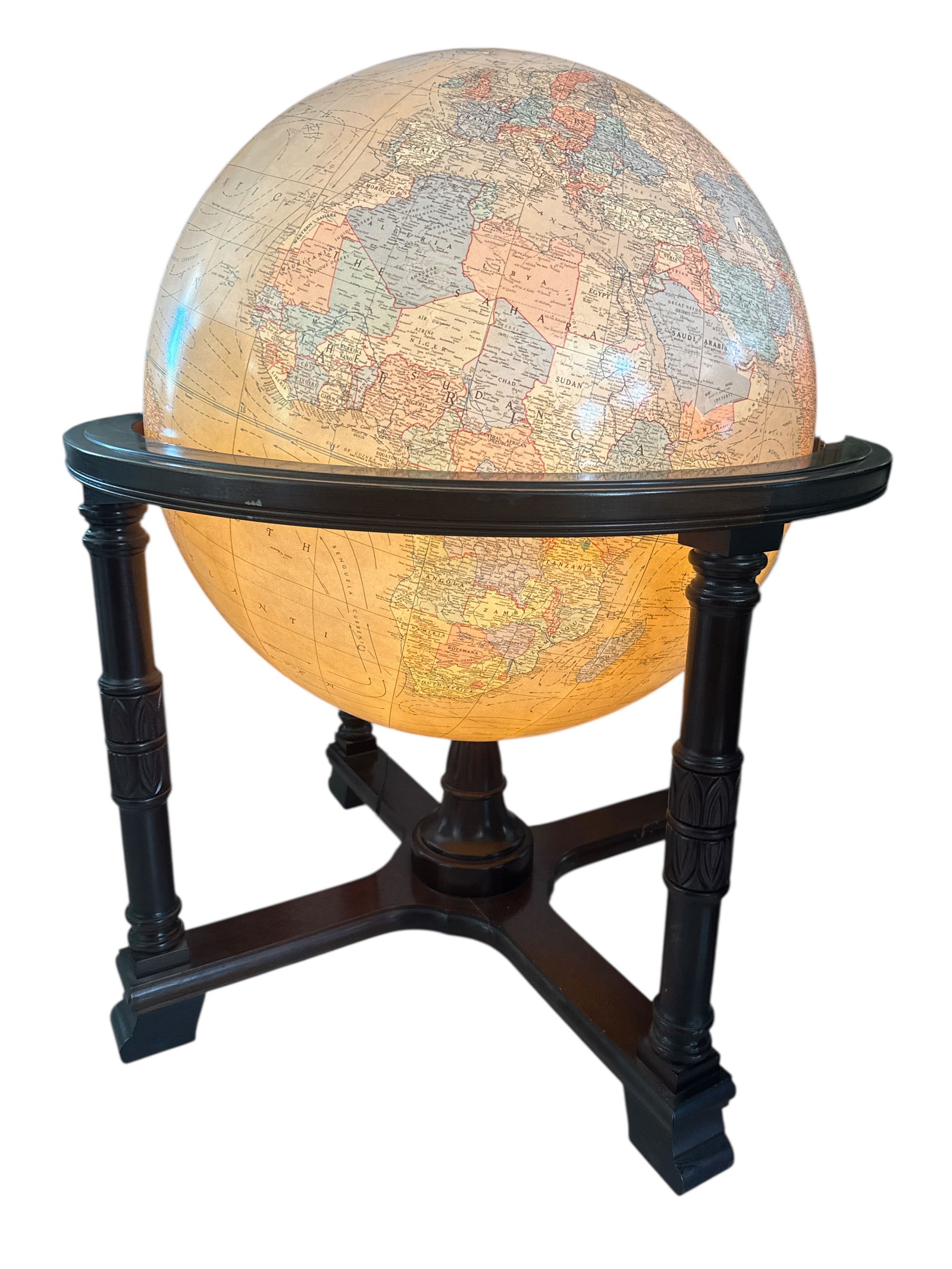Replogle Diplomat Iliminated Floor Globe - 3