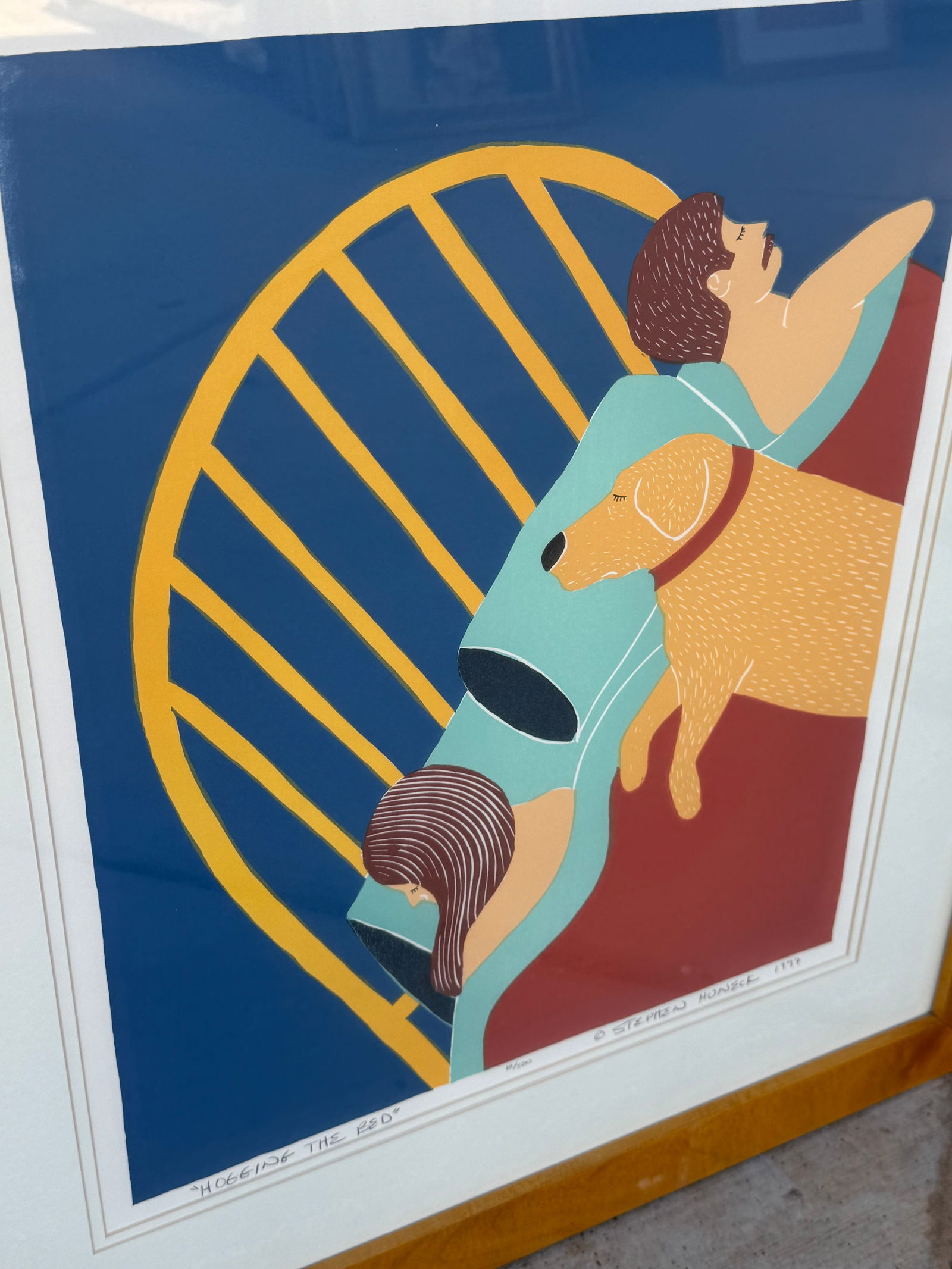 Hoggin the Bed by Stephen Huneck - 2