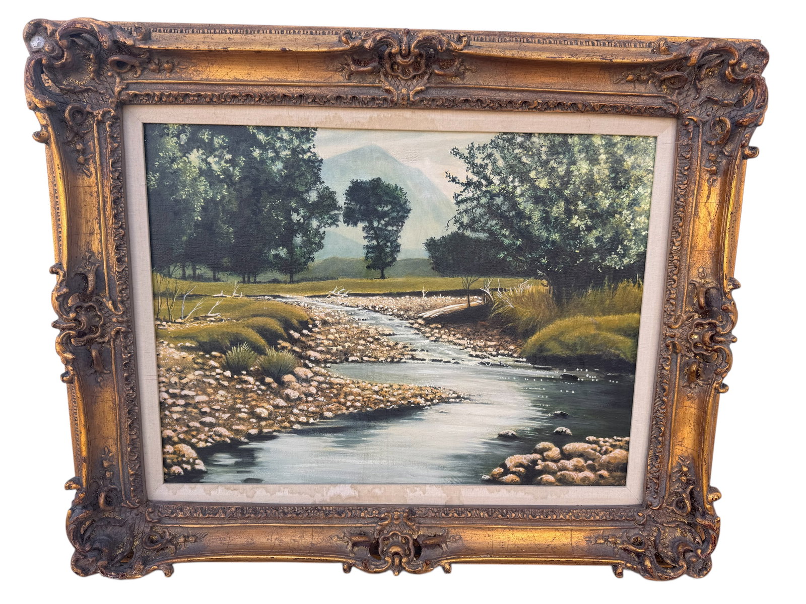 River Landscape Oil Painting (1 of 2)