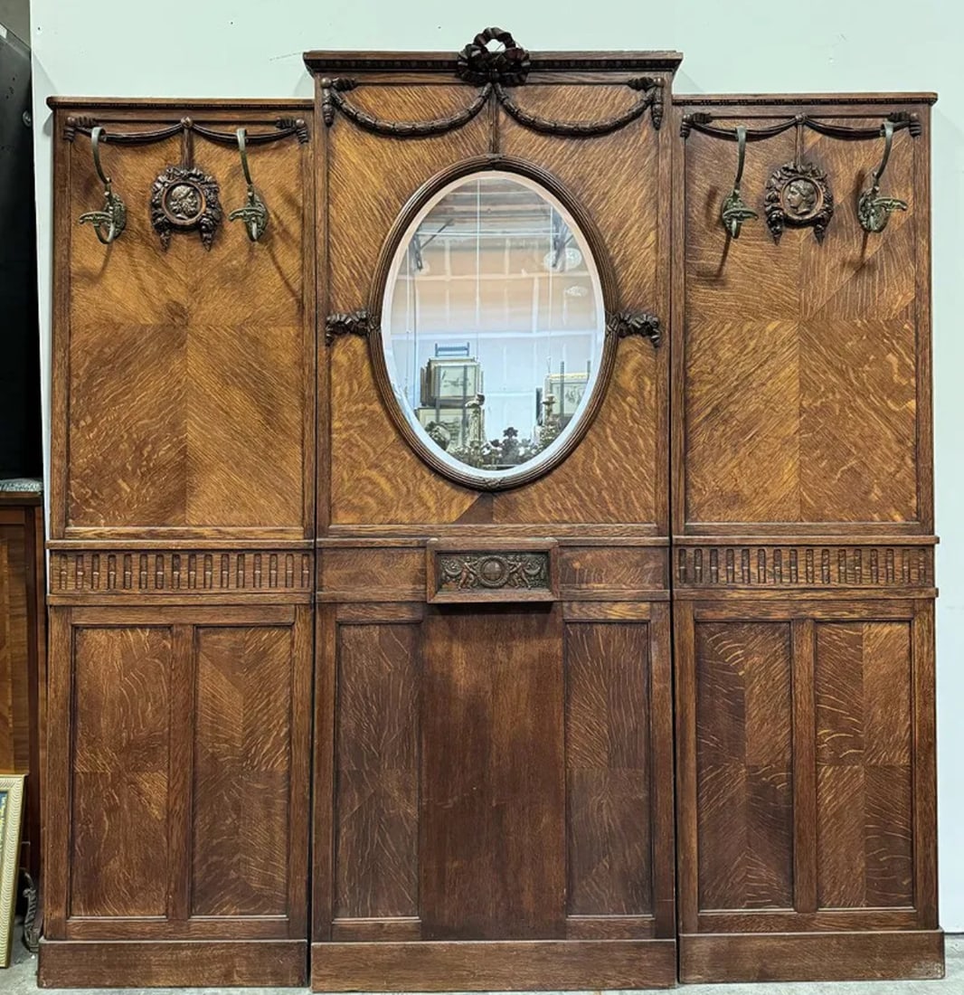 Antique Coat Rack: Size: 80"x 84"