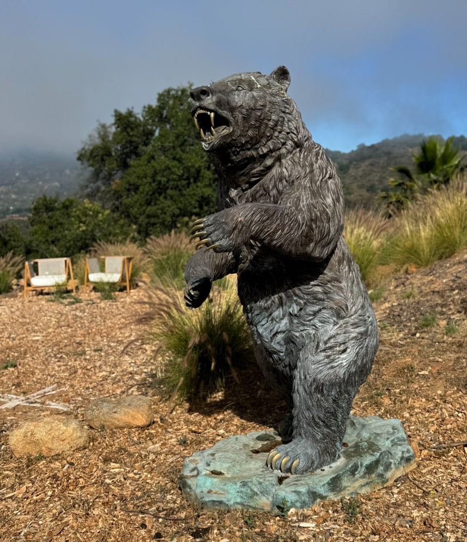 Life Size Bronze Bear Sculpture by Max Turner - 2