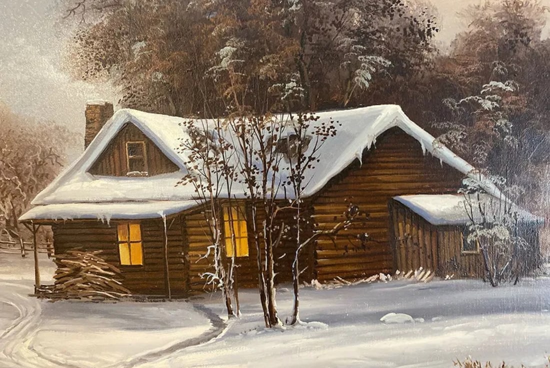 Winter Landscape Cabin by Mike - 2