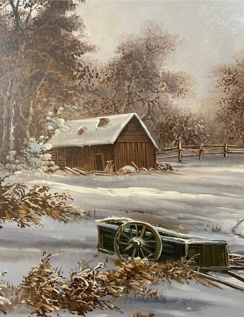 Winter Landscape Cabin by Mike - 3