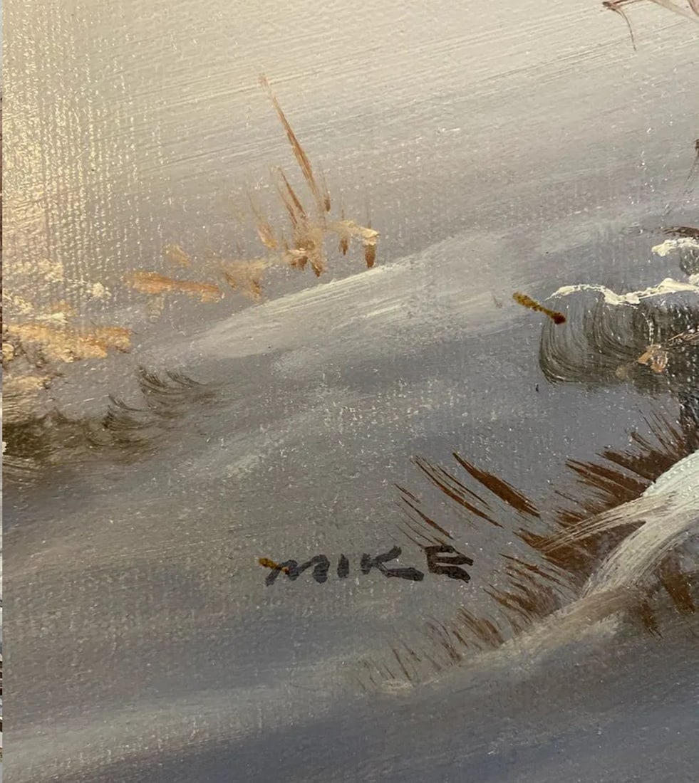 Winter Landscape Cabin by Mike - 4