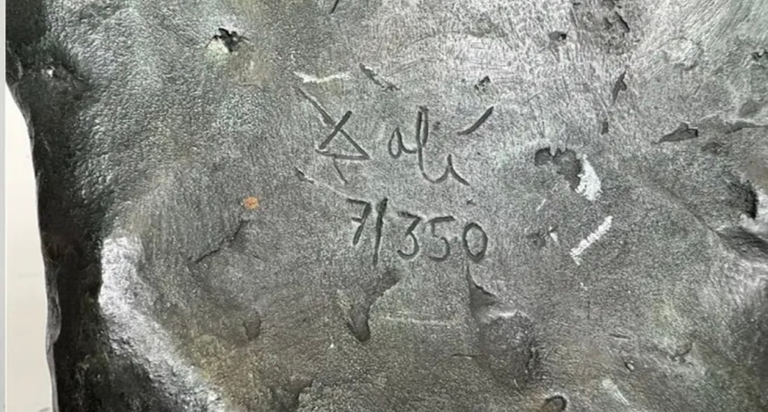 Dali Abstract Bronze Sculpture - 3