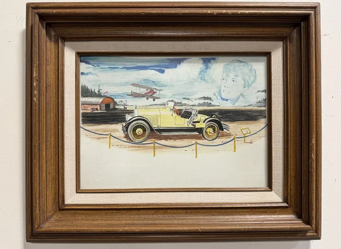 Uncle Phil Maloof Art Painting: Size:21 in 17 in