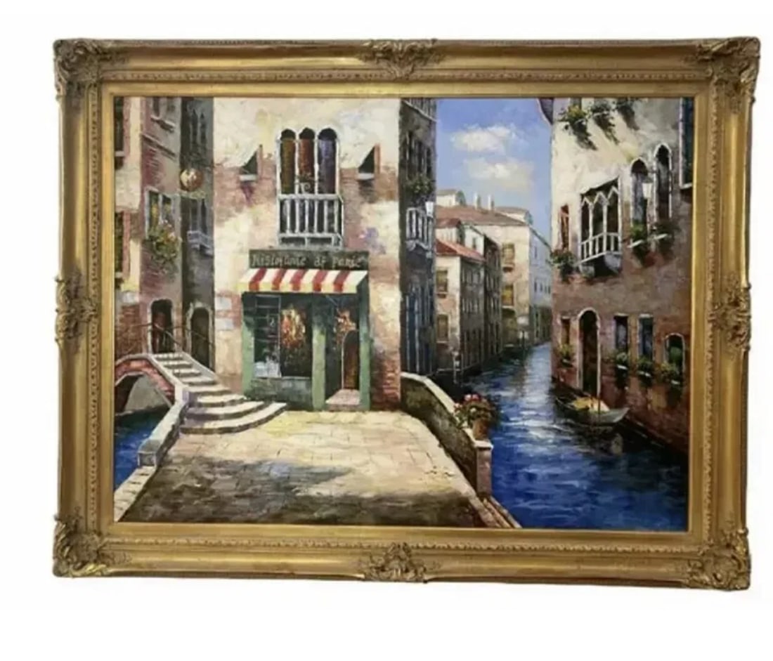 Extra Large Venice Oil Painting: Size:56 in x 45