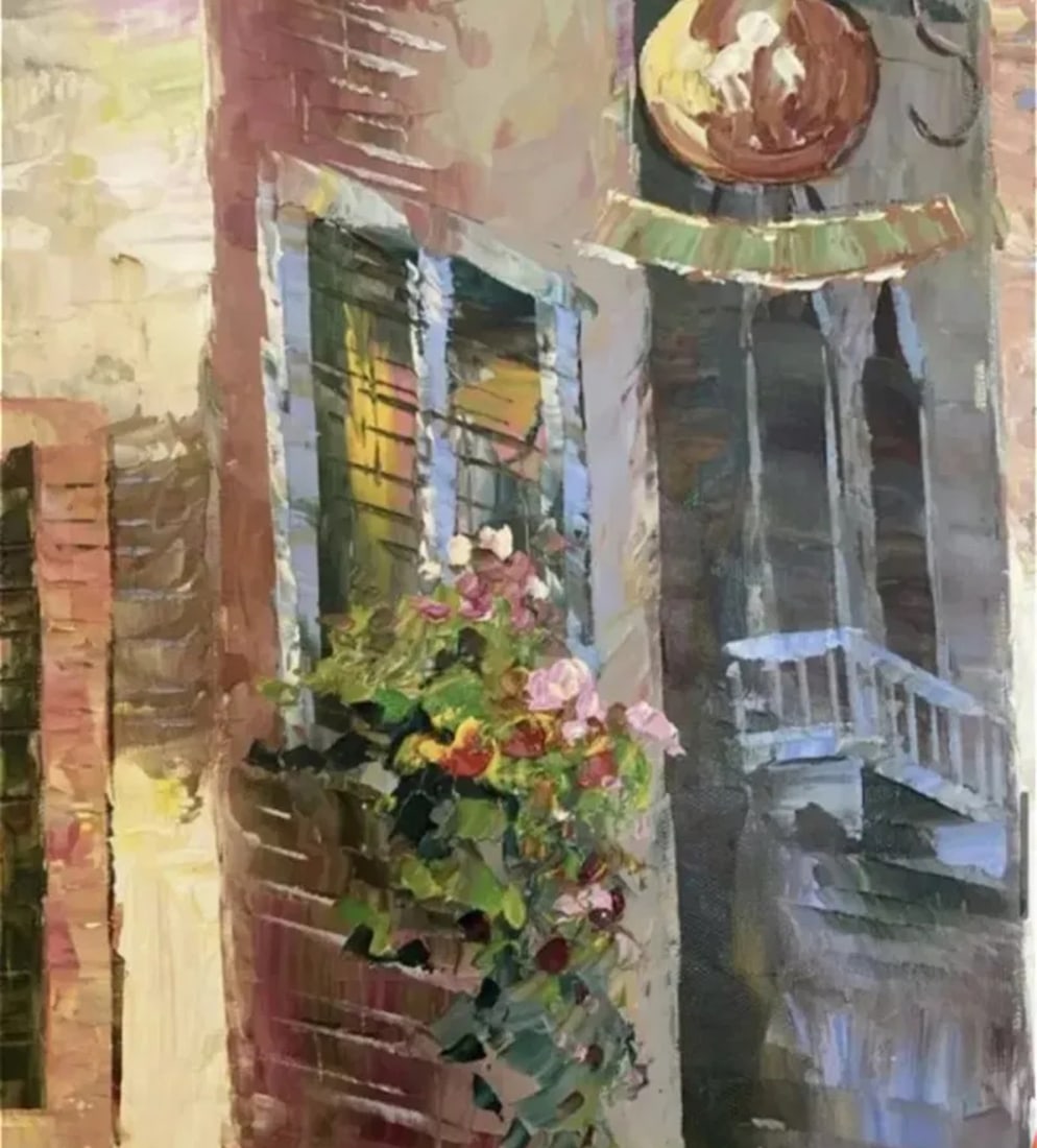 Extra Large Venice Oil Painting - 3