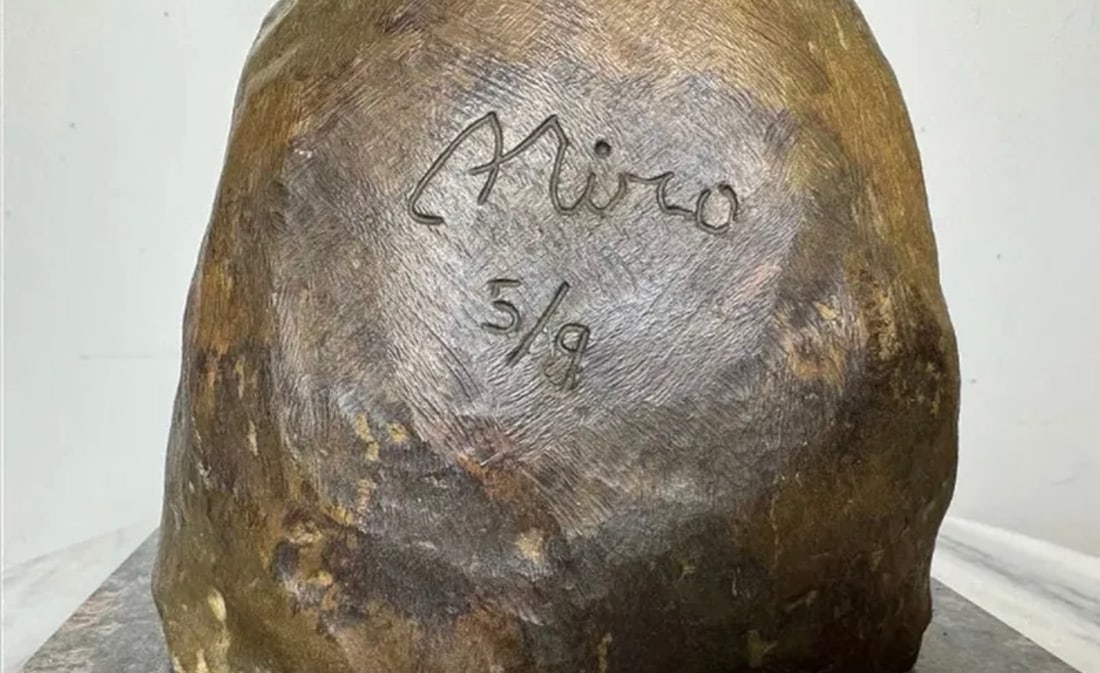 J. Miro Bronze Sculpture - 3