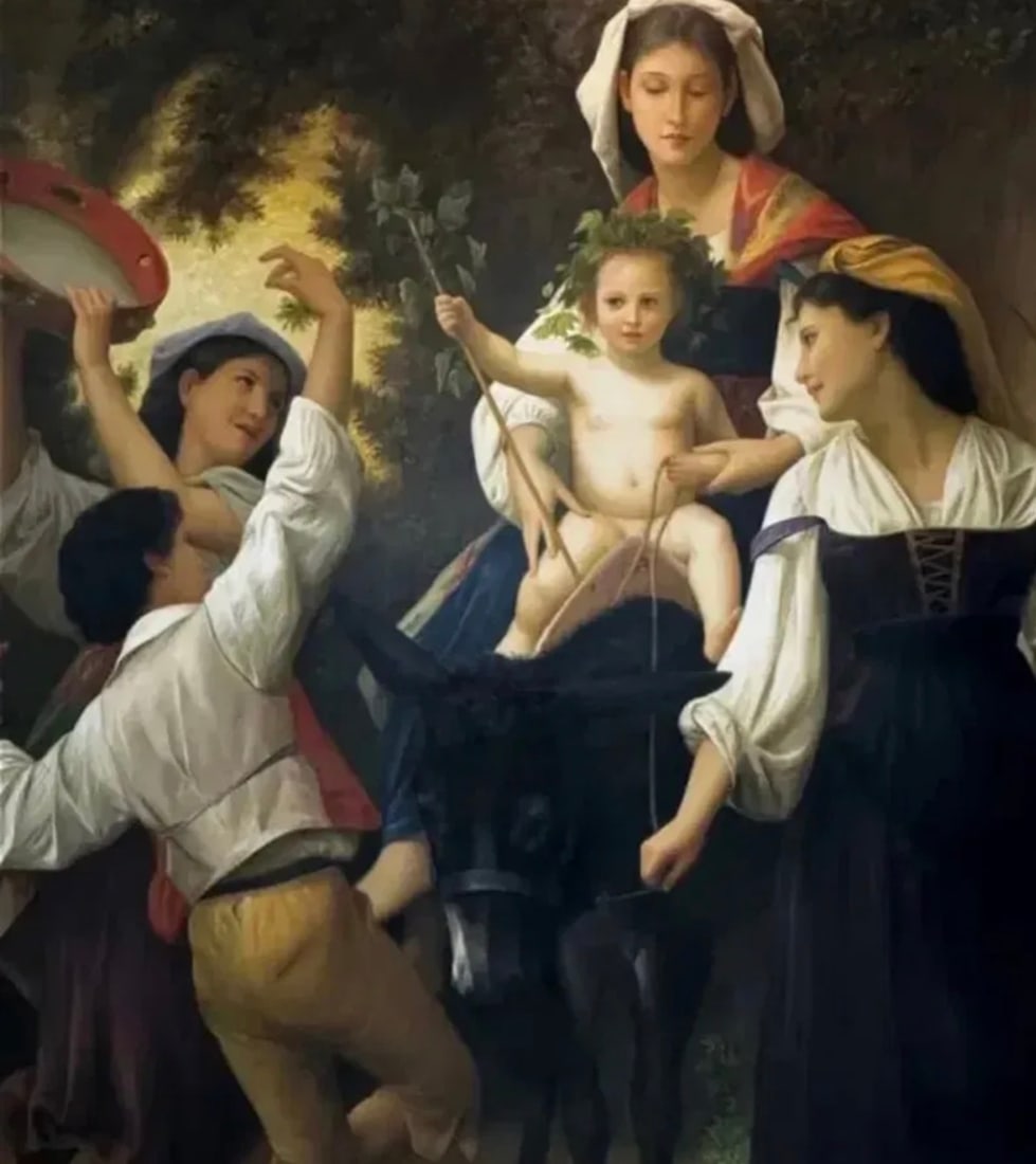 Huge Return From the Harvest on Canvas - 2