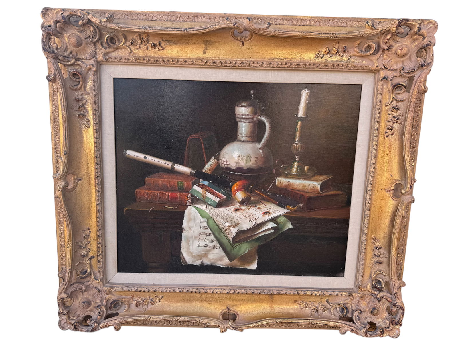 Symbols of Peace on Canvas Unkown: Size:34 in x 30 in