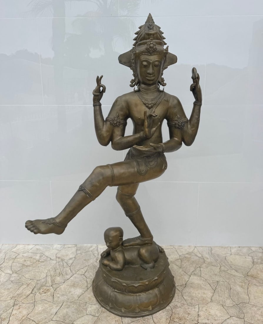 Life Size Standing Nataraj Bronze Statue (1 of 2)