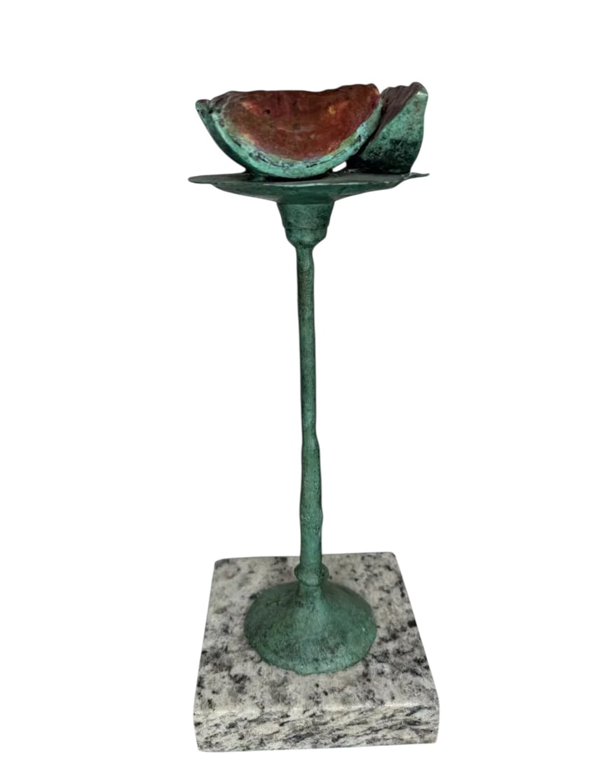 Piacasso Watermelon Bronze Sculpture: Size: 14 in 5 in 5 in