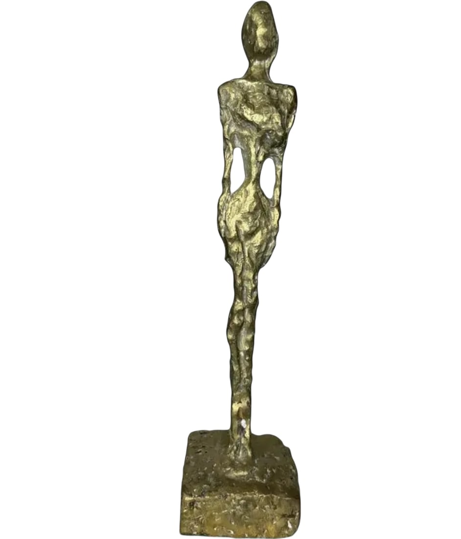 Alberto Giacometti Large Bronze Sculpture: Size: 17 in x 4 in 4 in