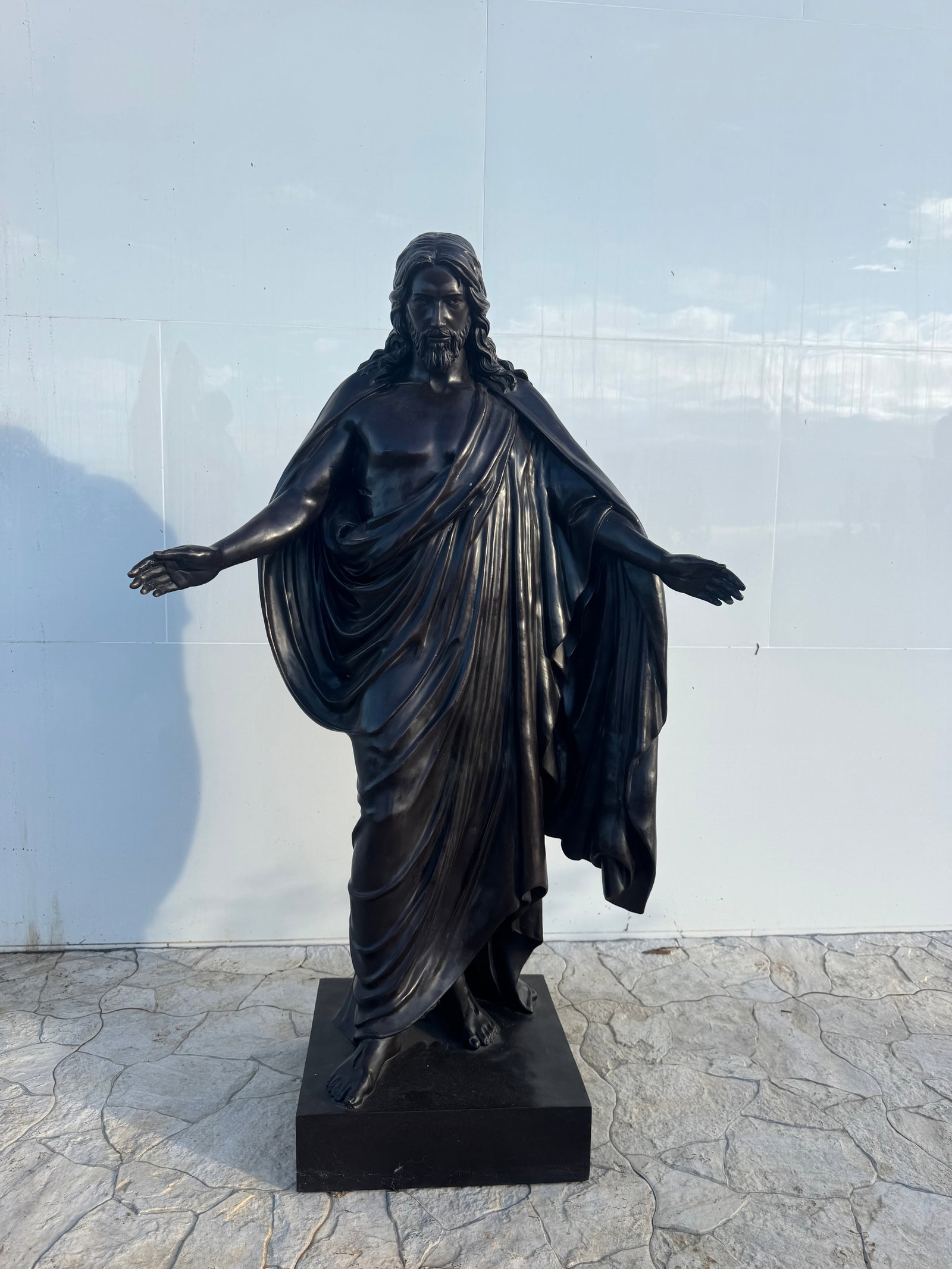 Jesus Christ Bronze Sculpture: Size: 55 in H