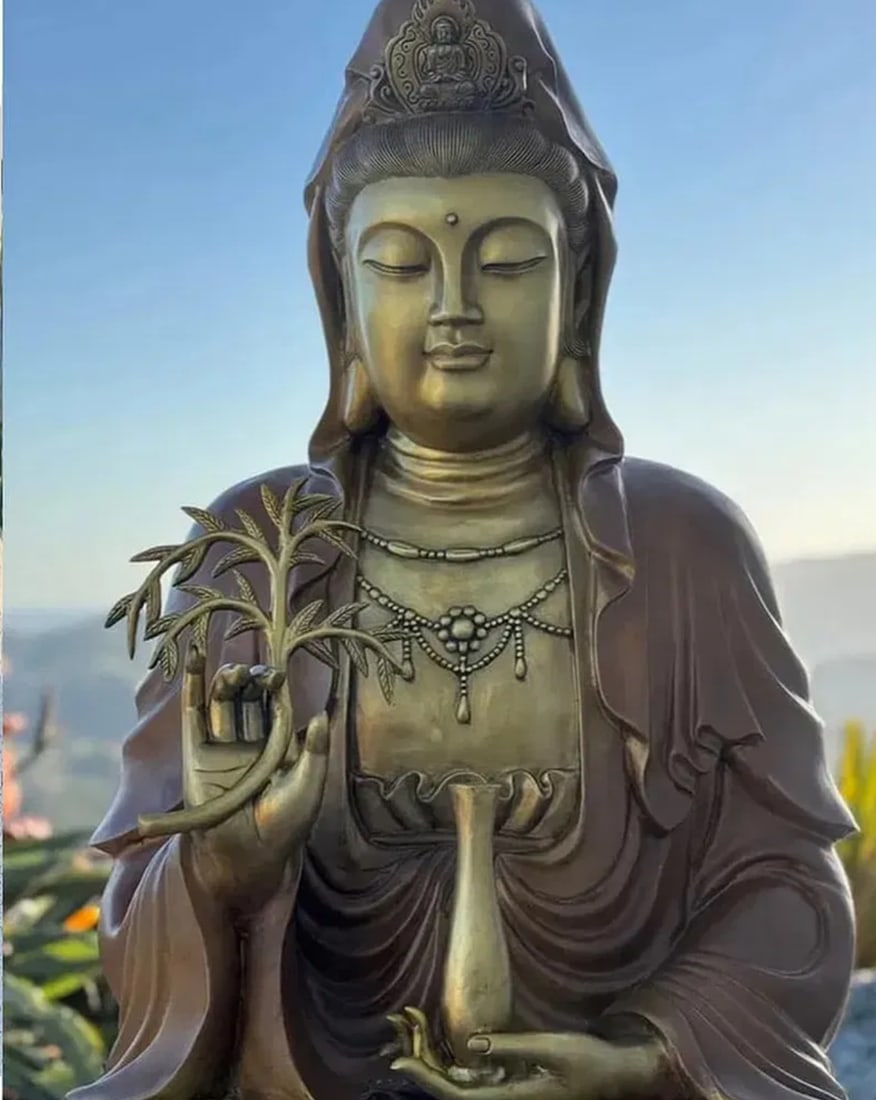 Monumental Life Size Bronze Buddha - 5