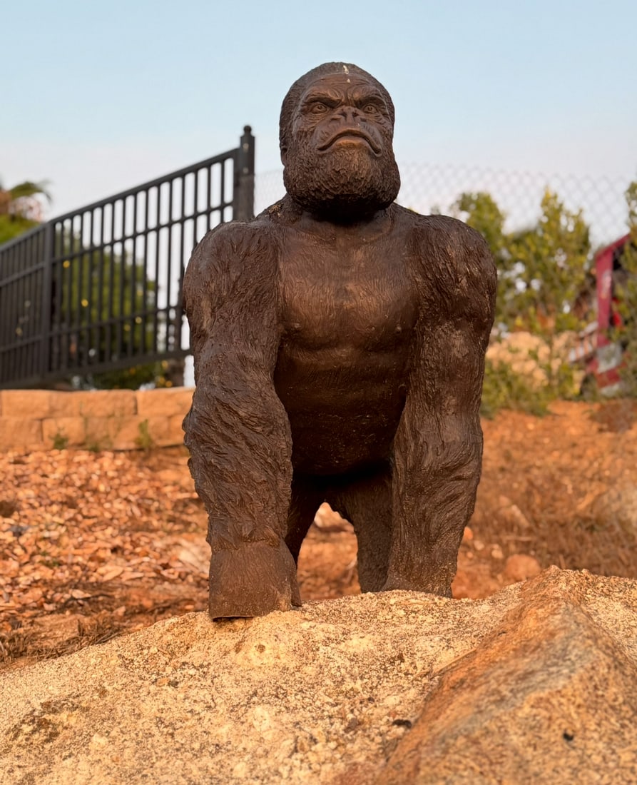 Life Size Bronze Gorilla - 2