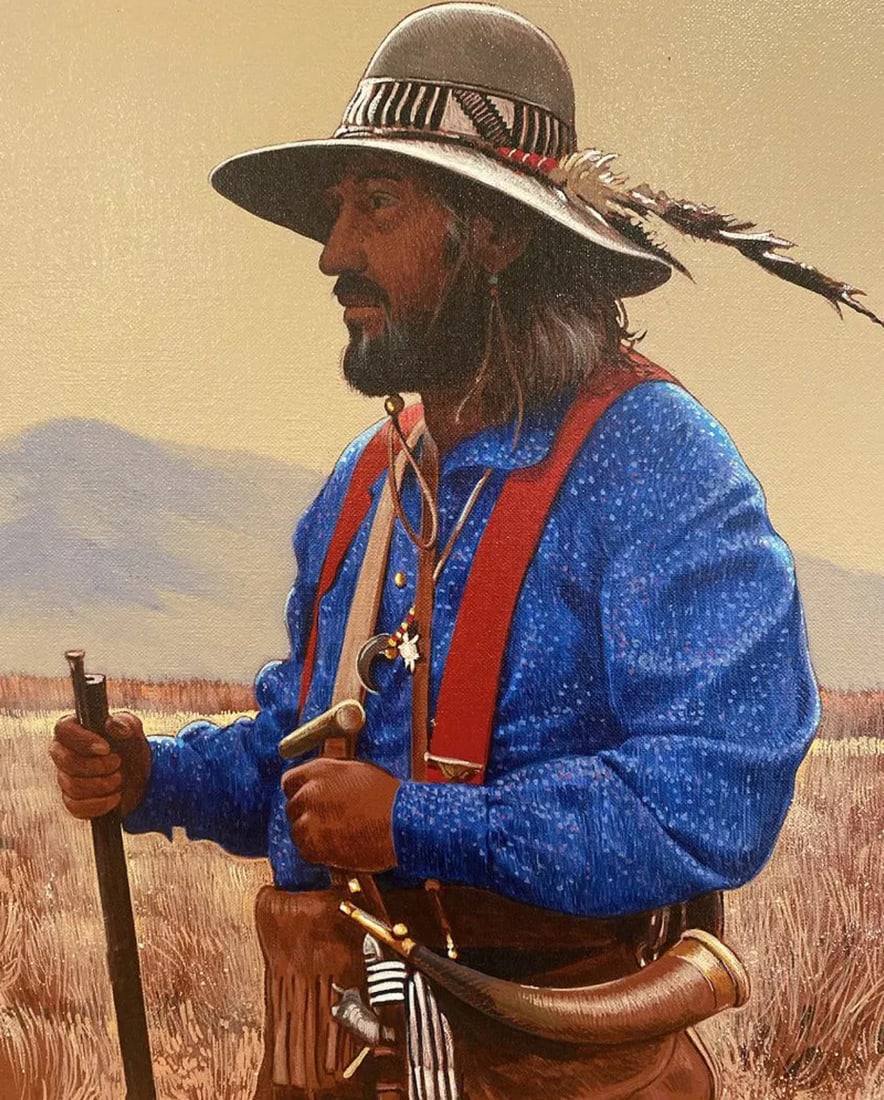Mountain Man- Lawrence Benjamin Porter Painting - 2