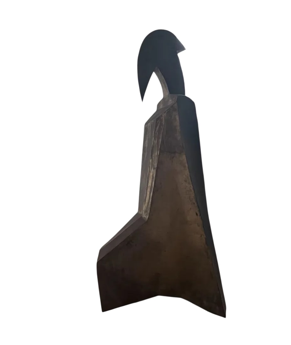 Life Size Bronze Chawick Style Sculpture: Size: 88 in x 40 in x 40 in