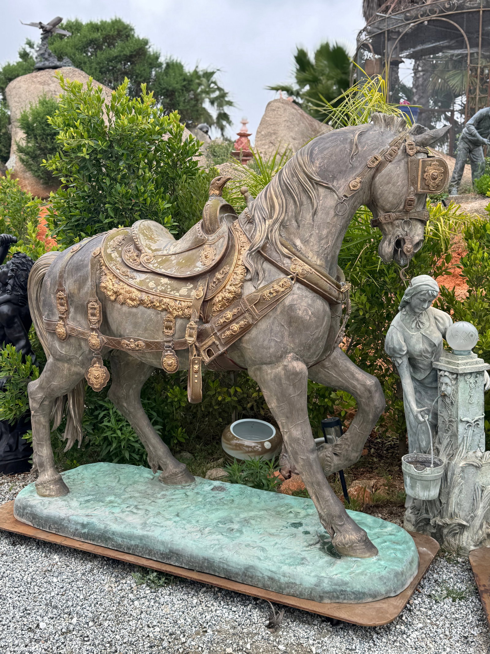 Monumental Royal European Bronze Horse (1 of 1)