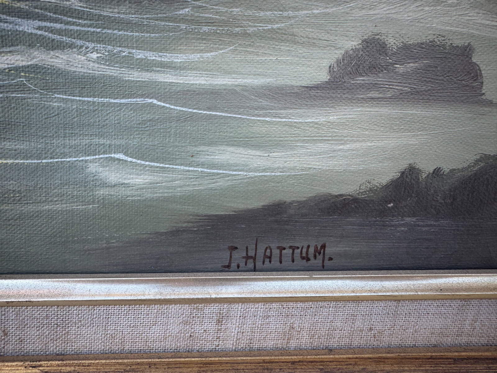 Landscape Ocean Scene Oil Painting - 3