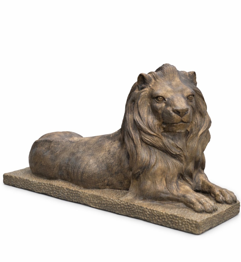 Life Size Bronze Lions Sculptures - 2
