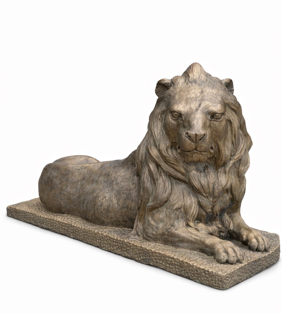 Life Size Bronze Lions Sculptures - 3