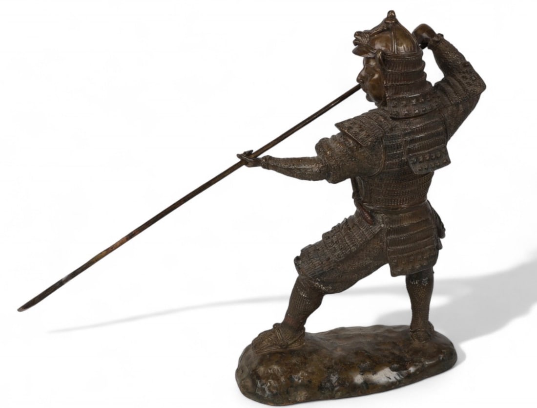 Bronze Samurai Warrior Sculpture - 2