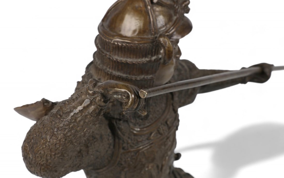 Bronze Samurai Warrior Sculpture - 3