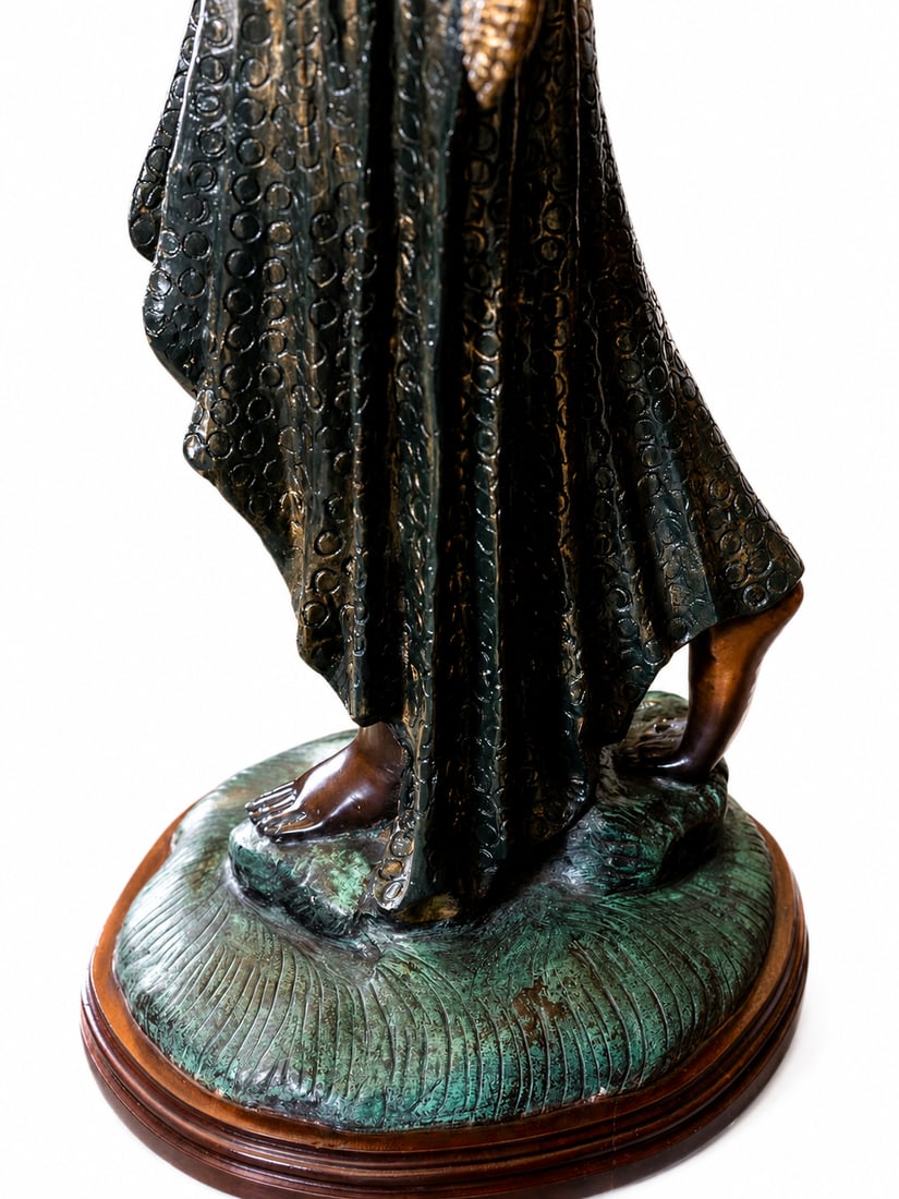 Large Art Deco Bronze Dancer - 3