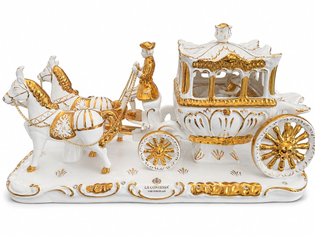 Large Porcelain Carriage - 2