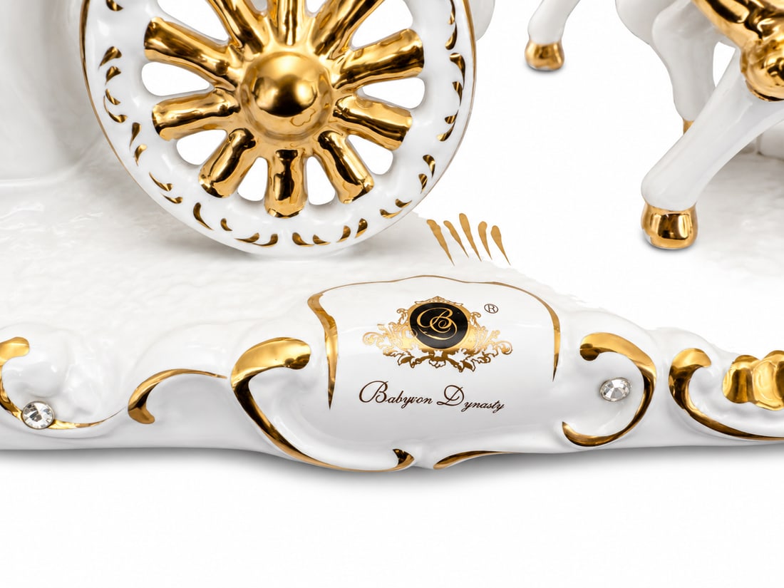 Large Porcelain Carriage - 4