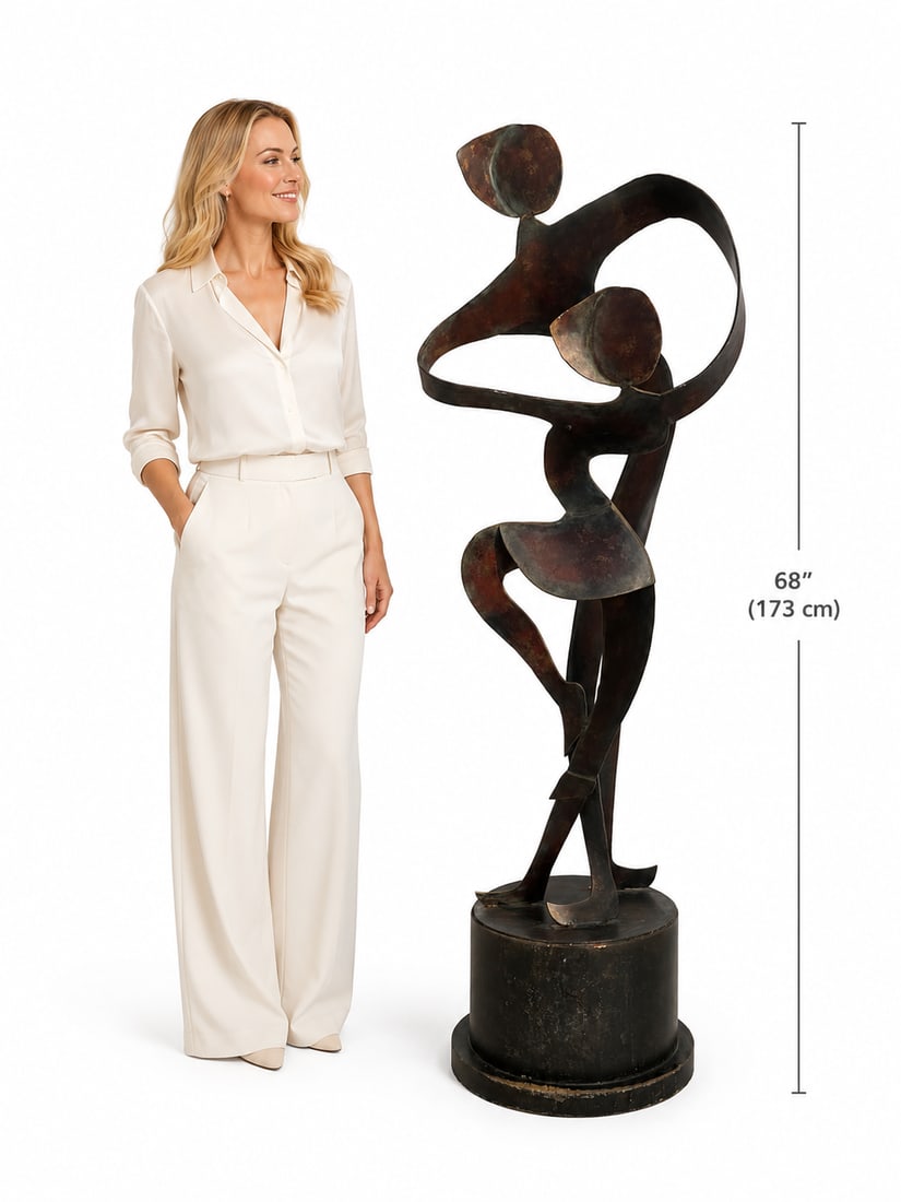 Life size modern Bronze Statue: Size: 68” x 23”