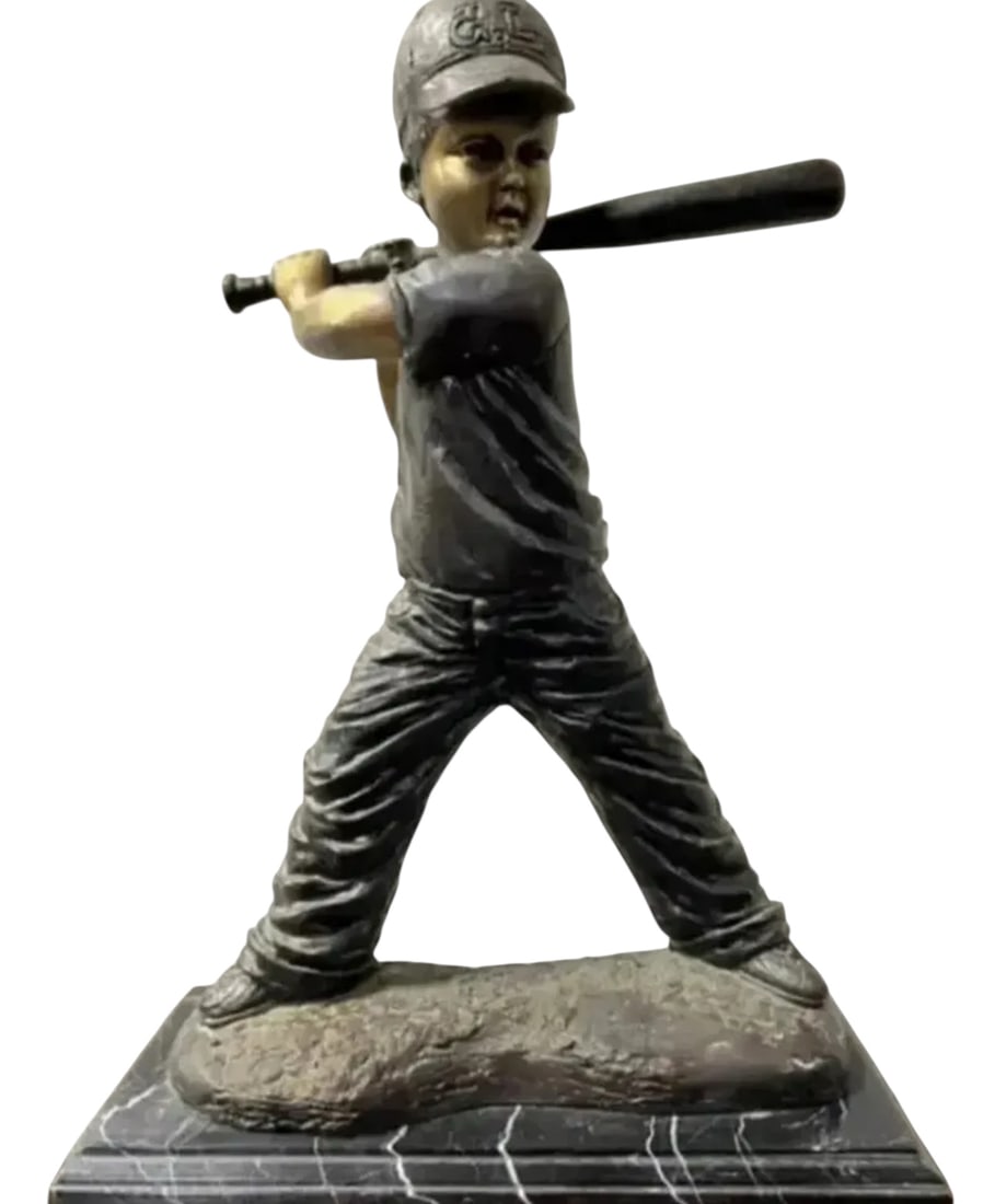 BaseBall Bronze Sculpture: Size: 20 in x 14 in x 6 in
