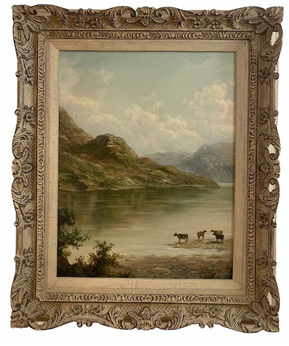 Mountain Lanscape Oil painting: SIZE:24 IN X 20