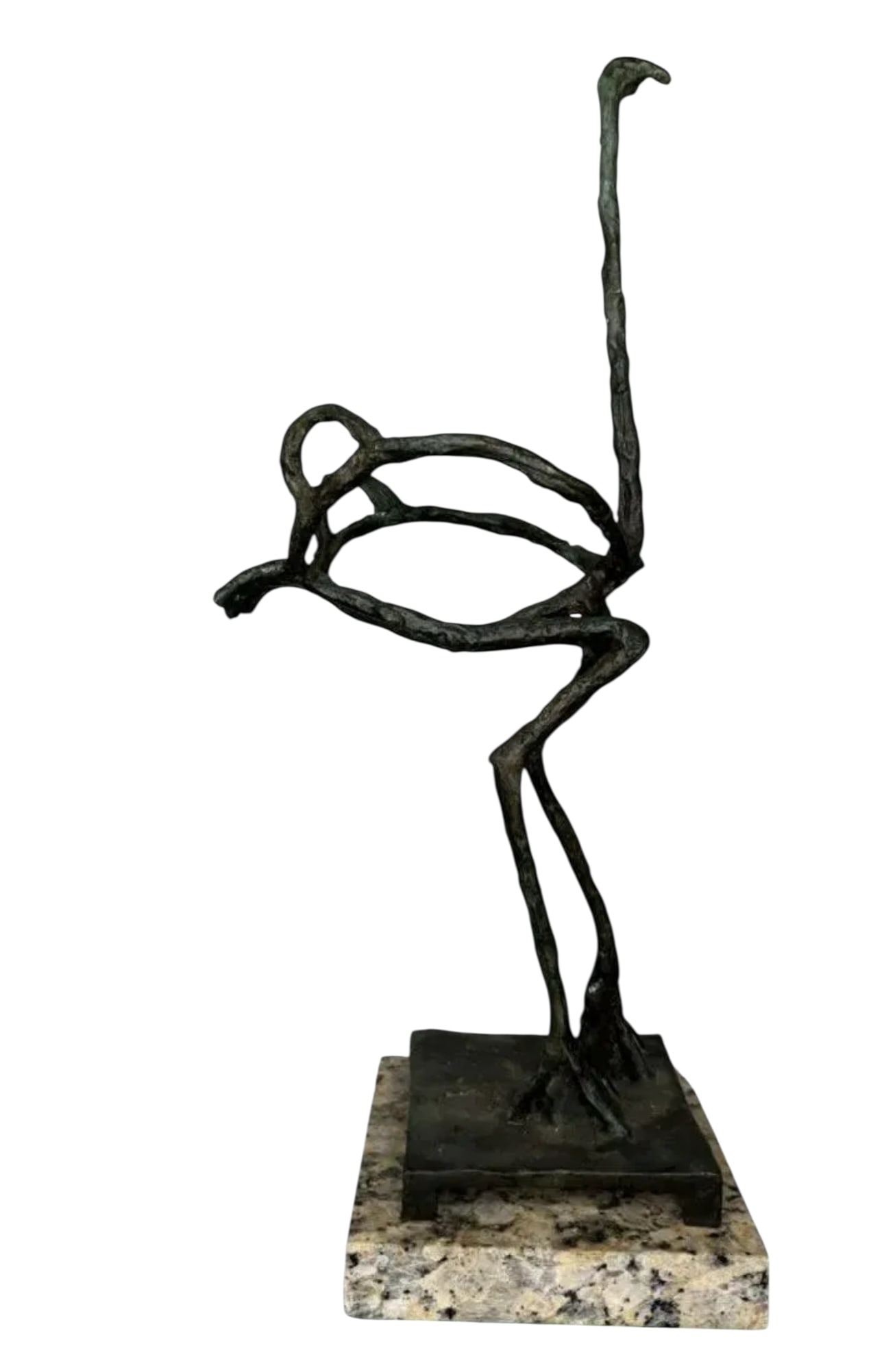 Alberto Giacometti Large Bronze Sculpture: ize: 20 in x 7 in 6 in