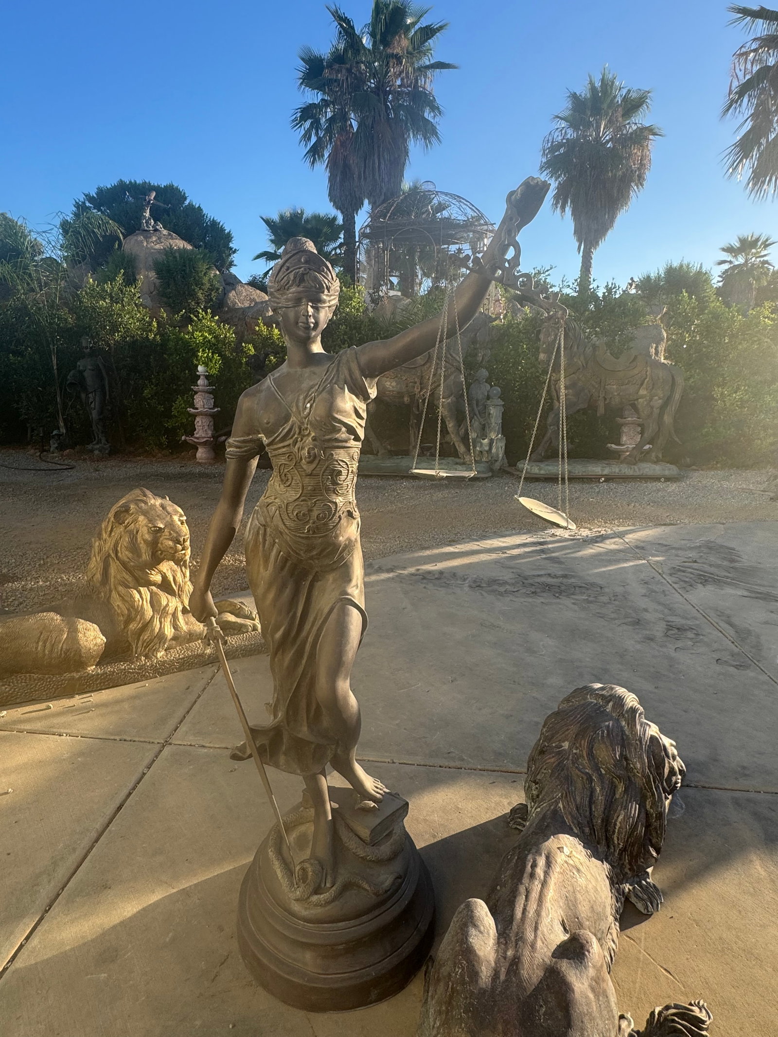 Life Size Bronze Justice Lady (1 of 2)