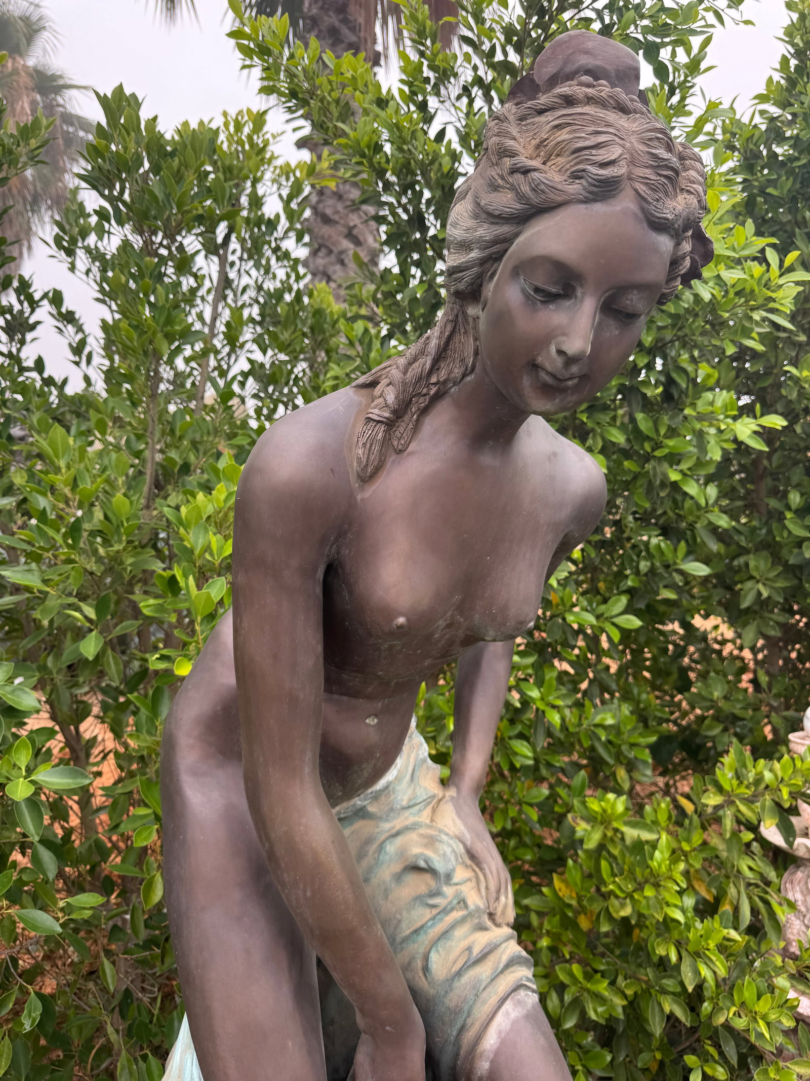 Life Size Bronze Lady Statue - 2