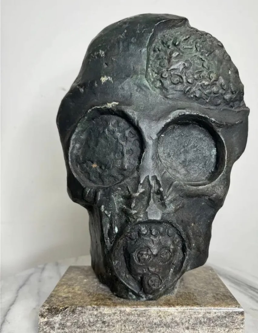 Dali Abstract Bronze Sculpture: sIZE: 12 IN X 7 IN X 4 IN