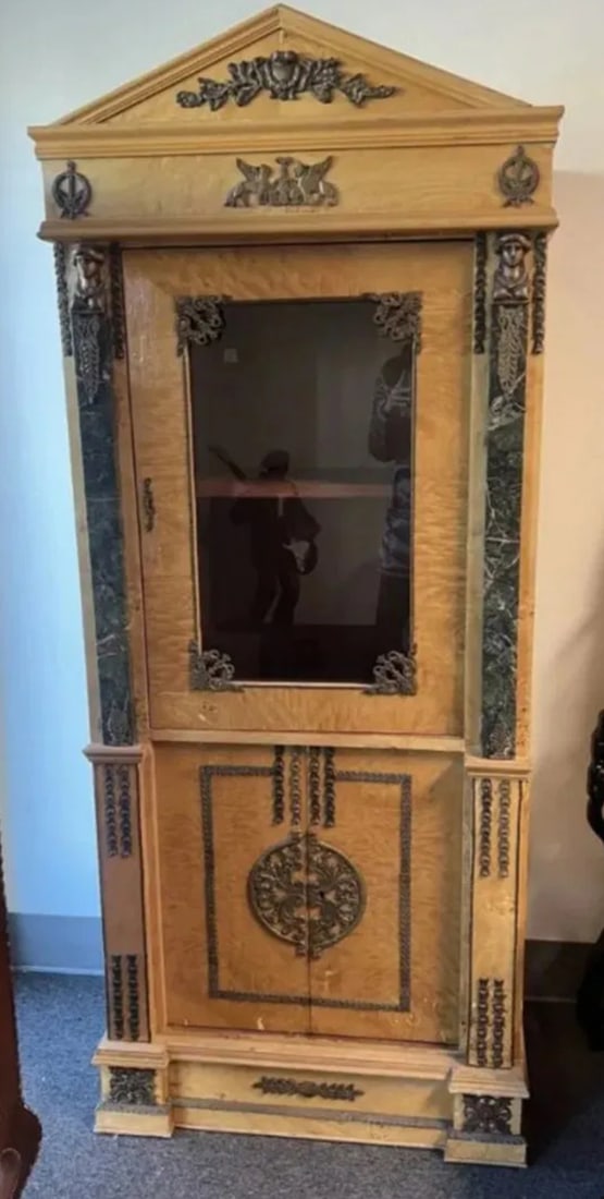French Stlye Cabinet: Size:75 in H