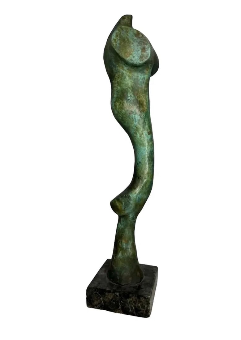 Modern BRONZE Sculpture Signed (1 of 2)
