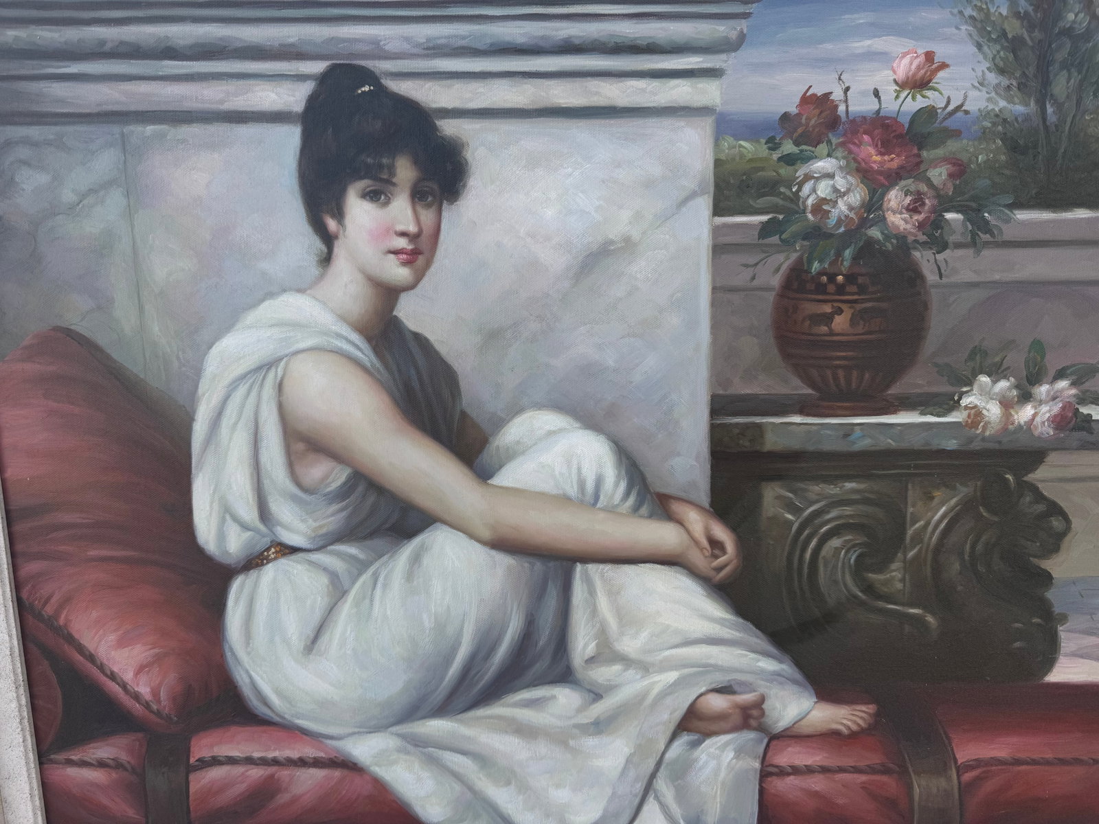 Woman Portrail on Canvas (1 of 3)