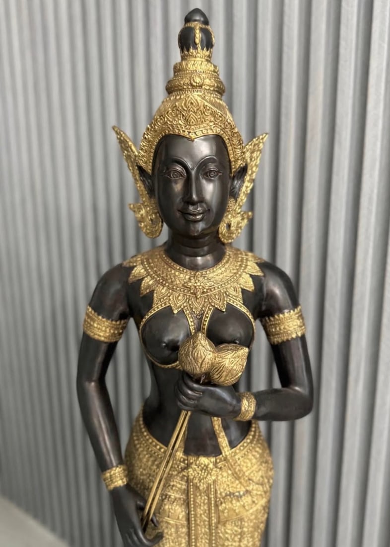 Thai Buddha Bronze Sculpture - 2