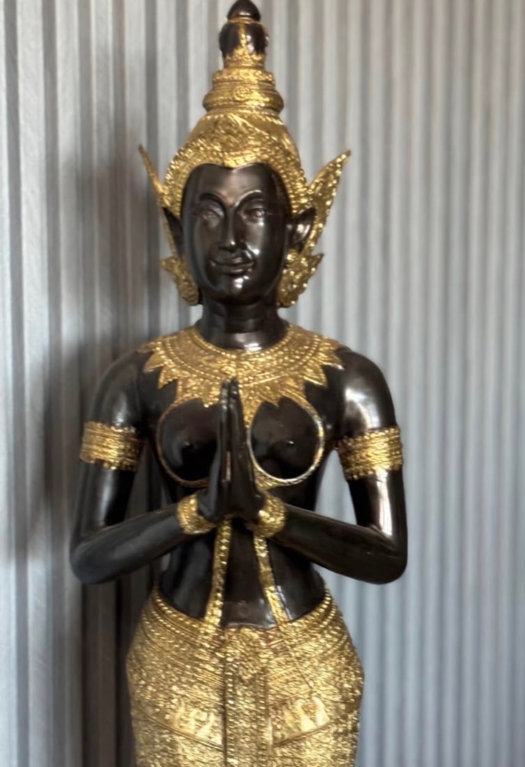 Thai Buddha Bronze Sculpture - 2